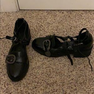 Free people patten leather Mary Janes